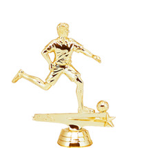 Male All Star Soccer Gold Trophy Figure