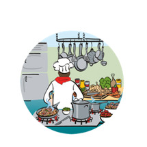Chef Culinary Emblem