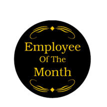 Employee of the Month Award Emblem