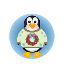 Festive Penguin Emblem