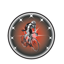 Bicycle w/Rider Emblem