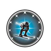 Downhill Skier Emblem