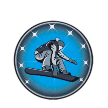 Male Snowboarding Emblem