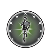 Cross Country Runner Male Emblem