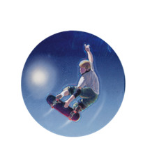 Skateboard Holographic Emblem - HG 45 