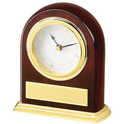 Executive Quartz Clock - Engraved Clock Award