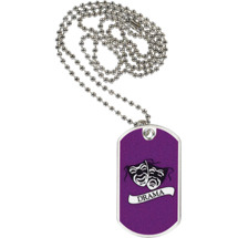 1 1/8 x 2" Drama Sports Tag with Neck Chain