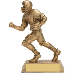 8" Football Gold-Tone Resin Trophy