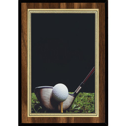 Golf Plaque with Golf Image