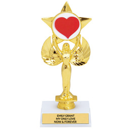 Heart Emblem Trophy | Shining Star Trophy