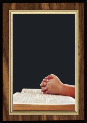 Religious Plaque with Prayer Image | Dinn Trophy