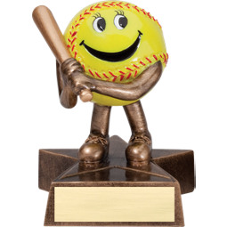 Softball Trophy - Resin Happy Softball Trophy