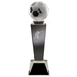 Soccer Award - Optical Crystal Male Soccer Award