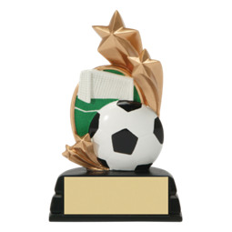 Soccer Trophy - Colorful Resin Soccer Award