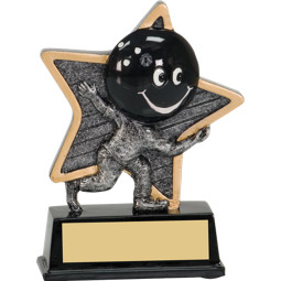 Bowling Trophy - Little Pal Bowling Resin Award