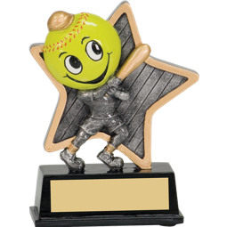 Softball Trophy - Little Pal Softball Resin Award
