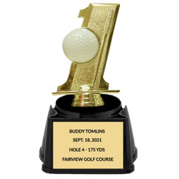 7" Golf Display Trophy