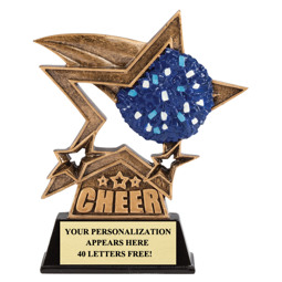 6 1/4" Sport Star Trophy - Cheerleading