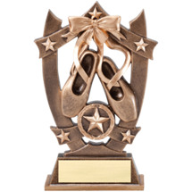 Dance Trophies - Gold Resin Dance Trophy