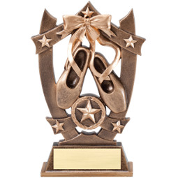 Dance Trophy - Gold Resin Dance Trophy