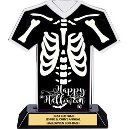 Halloween SKELETON Costume Trophy - 7 inches