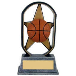 Economical Star Resin Basketball Trophy
