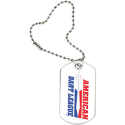 American Dart League Sports Tag with Key Chain