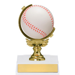 Spinning Baseball Trophy