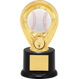 Baseball Trophy - Colorful Baseball Riser Trophy