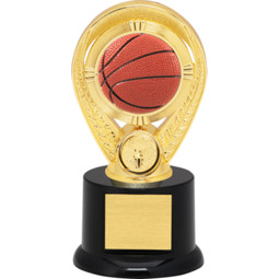 Basketball Trophy - Colorful Basketball Riser Trophy