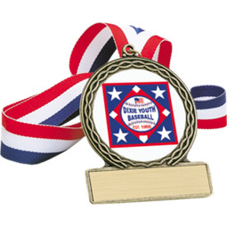 Baseball Medal - Dixie Youth Baseball Medal
