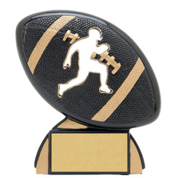 4 1/2" Male Football Shadow Resin Award