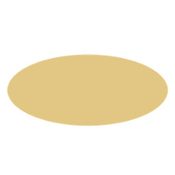 1 x 2 1/4" Oval Gold-Tone Flexible Plaque Plate with Free Engraving