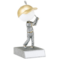 Golf Bobblehead - Golf Trophy Bobblehead