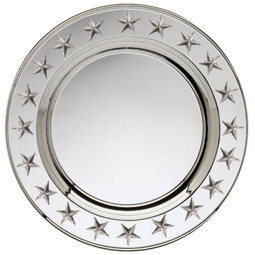 Silver Presentation Tray with Stars