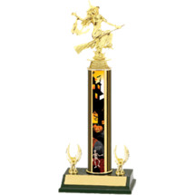 Halloween Trophy - 2 Eagle Haunted House Witch Trophy