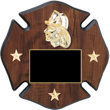 8 x 8 - 10 x10" Firefighter Star of Life Plaque