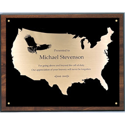 Large 14 x 17" State Plaque