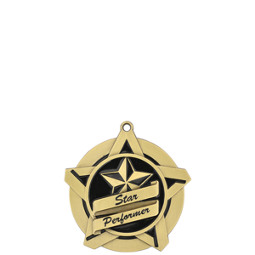 Star Performer Academic Star Medal with Free  Neck Ribbon