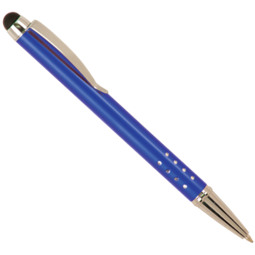 5 1/4" Blue Stylus Pen - Minimum order of 10