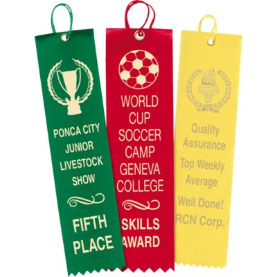 Custom Printed Straight Ribbons | Dinn Trophy