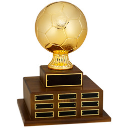 Soccer Trophy - Official Size Soccer Ball Perpetual Award