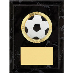 Soccer Plaque - Black Soccer Plaque