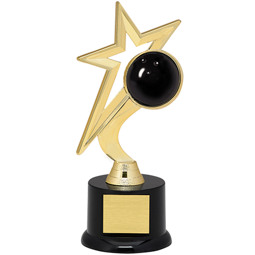 Bowling Trophy - Gold Star Bowling Trophy
