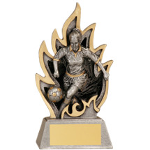 Soccer Ignite Resin Trophy - Female