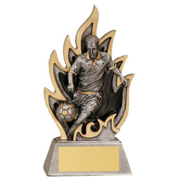 Soccer Ignite Resin Trophy - Male