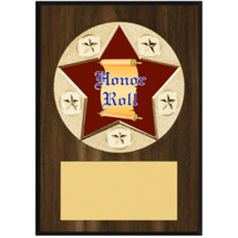 Honor Roll Plaque - 5 x 7" Star Emblem Plaque