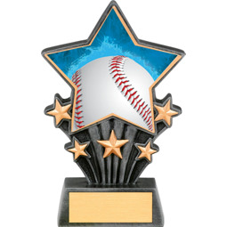 Baseball Resin Super Star Trophy