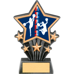 Cheer Resin Super Star Trophy - 6 1/2"