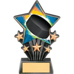 Hockey Resin Super Star Trophy - 6 1/2"